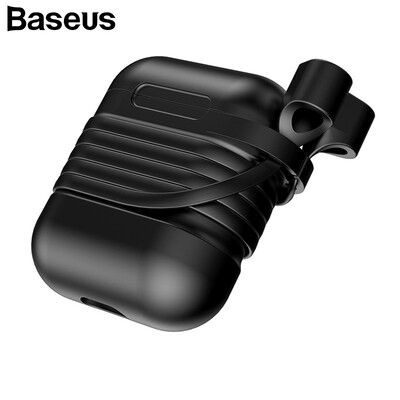 

Baseus Wireless Earphone Protect Case with Anti Lost Magnetic Rope Airpods Air Pod Case Accessories
