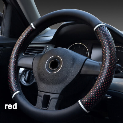 

Car interioraccessories comfortable Multi-color 363840cm Car Steering Wheel Cover Micro Fiber Leather Antiskid protection