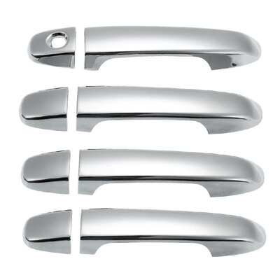 

4 Chrome Door Handle Covers Car Exterior Door Handle Frame Cover Trim Fit for Toyota Camry 2012-2016