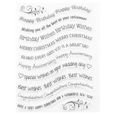 

Silicone Transparent Seals Clear Stamps for DIY Scrapbooking Photo Album