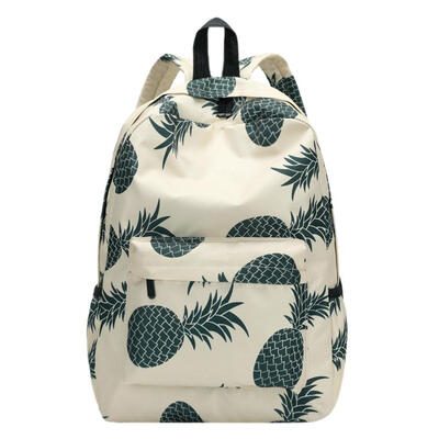

Casual Women Pineapple Print Backpacks for Teenage Girls Travel Schoolbags