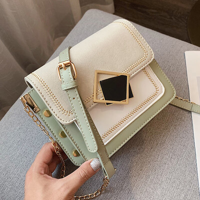 

Bei Bao Bao Xiao Bao Nu 2019 summer Korean version of small fresh oblique satchel texture with one - shoulder small square bag