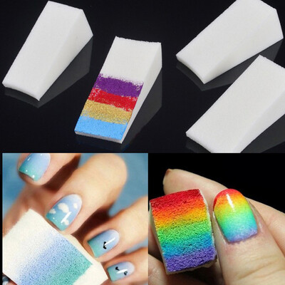 

Toponeto Gradient Nails Soft Sponges for Color Fade Manicure DIY Creative Nail Art Tool