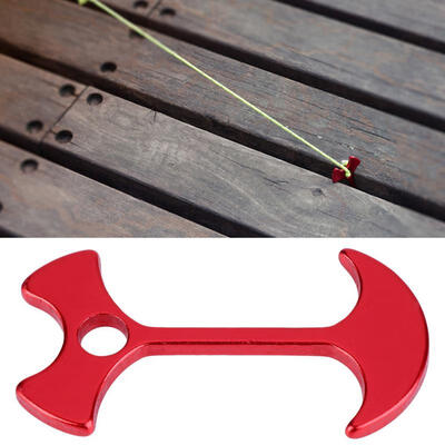 

Greensen 4Pcs Adjustable Aluminum Alloy Wind Rope Tent Fishbone Nail Outdoor Camping Accessories