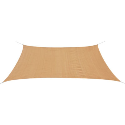 

Sunshade Sail HDPE Rectangular 66x131 Beige