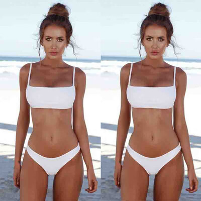 

Fashion Bra Bikini Set Swimsuit Women Bandage Push-up Triangle Swimwear Bathing