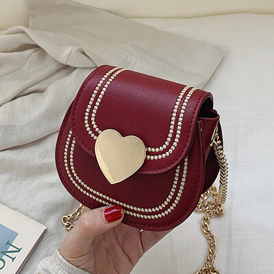 

Summer women 2019 new tide Korean tide foreign gas chain saddle bag fashion Joker shoulder Messenger bag