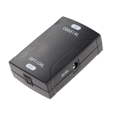 

Coax Coaxial RCA to Optical TOSlink SPDIF Digital Audio Converter Adapter