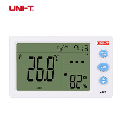 

UNI-T A10T Thermometer Hygrometer Temperature Humidity Meter Weather Station Tester With Alarm Clock Function