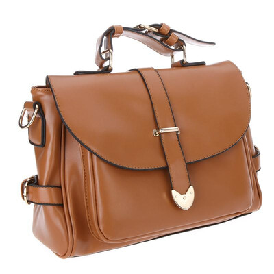 

Fashion Retro Womens Messenger Bag Totes Satchel Shoulder Bag Handbag Baguette Brown
