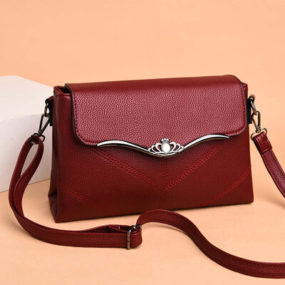 

Tailored Womens Fashion Solid Color Shoulder Bag Wild Messenger Bag Mother Bag