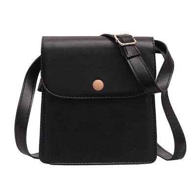 

Shoulder Crossbody Handbags Solid Color Women Leather Small Messenger Bags