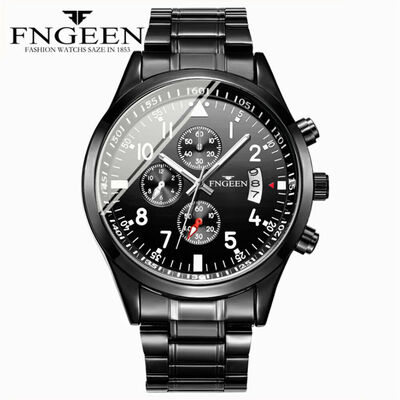 

Stainless Steel Luxury Men Fashion Military Army Analog Sport Quartz Wrist Watch