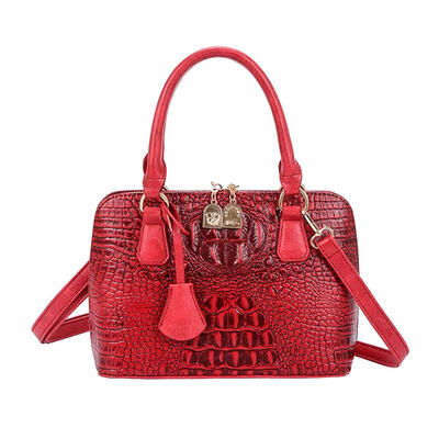 

Alligator Pattern Leather Shoulder Bag Messenger Women Purse Shell Handbags