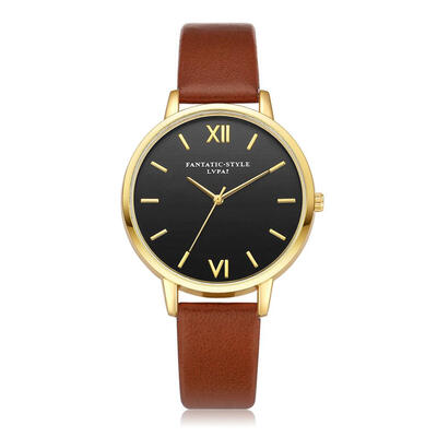 

Featured Womens Watches Fashion Disc Ladies Quartz Movement Wristwatch Solid Color Leather Strap Clock Simple Zegarki Damskie50