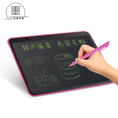

Ink ink LCD handwriting board big screen smart small blackboard children early education educational toys painting graffiti board electronic writing board light energy hand-painted board 135 inches pink
