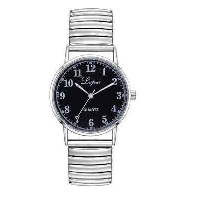 

Business Women Watches Roman Numerals Dial Ladies Quartz Wristwatch Casual Alloy Strap Clock Simple Lvpai Relojes Para Mujer