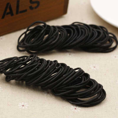 

100 Pcs Women Girl Elastic Hair Rubber Rope Scrunchie Ponytail Holder Bands hairband