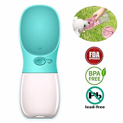 

Dog Water Bottle Leak Proof Portable Puppy Water Dispenser with Drinking Feeder