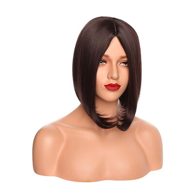 

12 Inches Ombre Wigs Short Bob Hair Wigs Synthetic Cosplay Daily Party Wig for Women