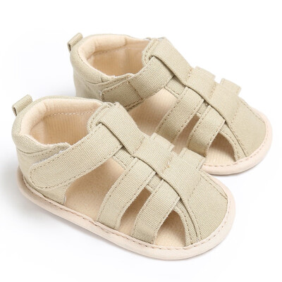 

2017 new Baby Summer Boys fashion Canvas sandals Sneakers Infant shoes 0-18  baby sandals