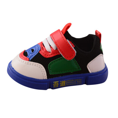 

Toddler Kids Sport Running Baby Shoes Boy Girl Patchwork Soft Sole Shoes Sneaker