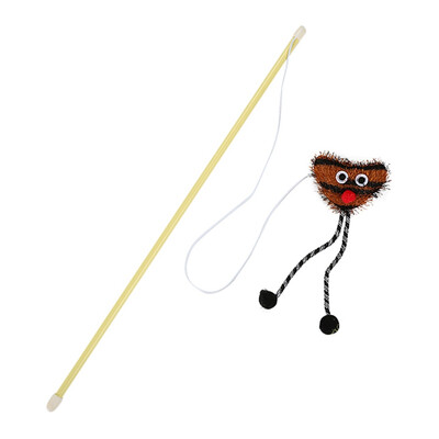 

Lovely Love Heart shape Cat Toys Cute Funny Colorful Rod Teaser Wand Plastic Pet Toys for Cats Interactive Stick Cat
