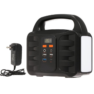 

Portable Generator Power Supply Station 155Wh Emergency Backup Lithium Battery Quiet Gas-free Power Inverter Charged by Solar Pa