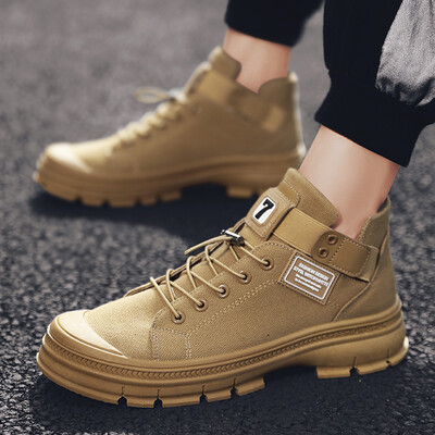 

Mens Shoes Autumn Korean Version High-Up Martin Boots&Slipper Shoes in Sports