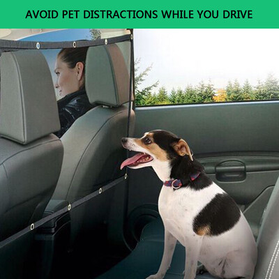 

Tailored Pets Dog Car Van Safety Guard Net Front Or Back Seat Barrier Nylon Mesh