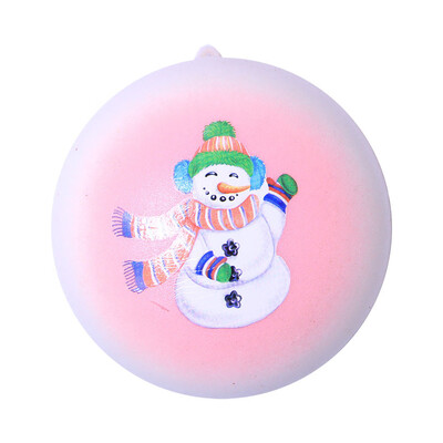 

Tailored Hot Christmas Snowma Bread Slow Rising Scented Relieve Stress Toy Key Pendant