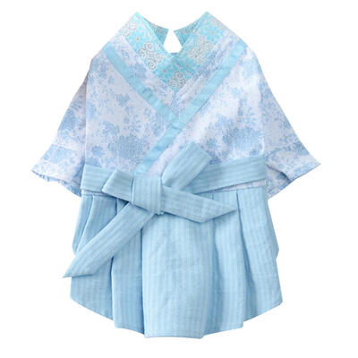 

Chinese Style Spring Summer Bowknot Cotton Pet Dog Clothes Puppy Dog Dress