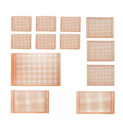 

12pcs Prototype PCB Board Breadboard Universal Printed Circuit Board Kit for Electronic DIY Project