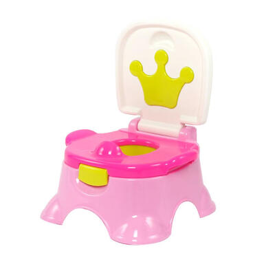 

Baby Potty Toilet Bowl Training Toilet Seat Children Pot Portable Backrest