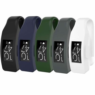 

ECSEM Silicone Clips with Steel Sheet for Fitbit InspireInspire HRFitbit Ace 2 Fitness Tracker Fitbit Inspire Accessory Clip