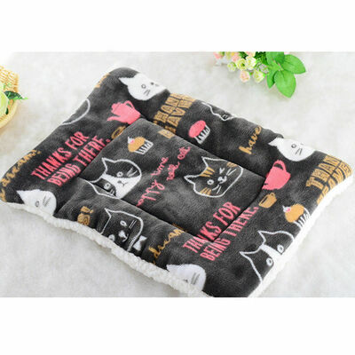

Dog Mattress Washable Thick Cage Crate Sherpa Pet Puppy Travel Mat Soft Cotton