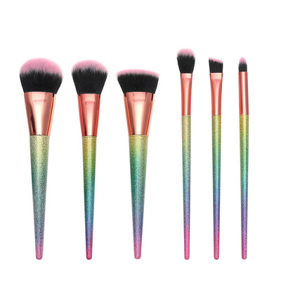 

〖Follure〗6Pcs Pro Makeup Cosmetic Brushes Set Powder Foundation Eyeshadow Lip Brush