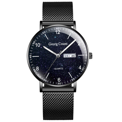 

Watch male mechanical watch male student fashion trend movement automatic starry wormhole new concept quartz mens watch