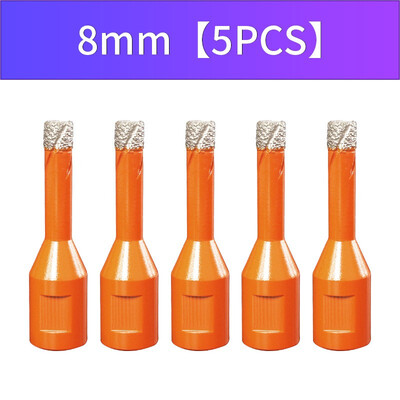 

JIANGCHENG Vacuum Brazed Diamond Core Drills M10 Dry Drill with Wax Filling Diamond Hole Saw Set for Ceramic Tiles&Stones