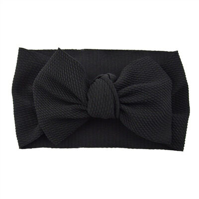 

Baby Toddler Kids Girl Large Bow Headband Hair Band Headwear Head Wrap Cotton