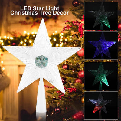 

Star LED Light with Colorful Changing Lighting for Christmas Tree Ornament DecorationLED Star Decor LightLED Star Light