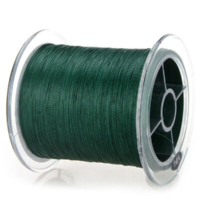 

300M 50LB 026mm Fishing Line Strong Braided 4 Strands Dark Green