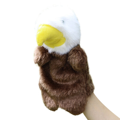 

Cute Eagle Hand Puppet Baby Kids Children Soft Doll Plush Preschool Toys