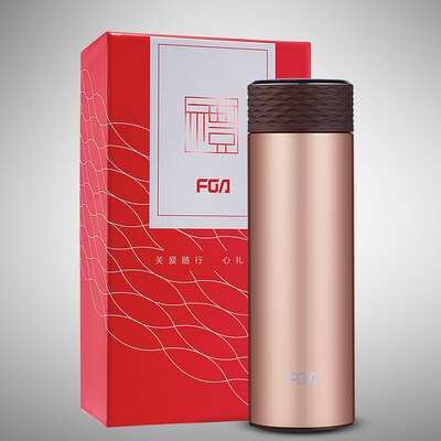 

Fuguang FGA Relo Ms Stainless Steel Cup Vacuum Insulation Cup Business Office Car Cup with Tea Separate Tea Cup 420ML Black KAZ171021-420