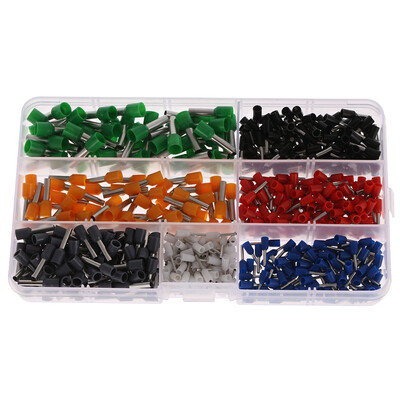 

600pcs Wire Copper Crimp Connector Insulated Cord End Terminal with Ferrules