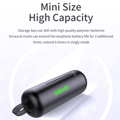 

Awei T5 Mini Dual Ear BT 50 TWS Earphone Earbuds In Ear Waterproof Earphone with Charging Case