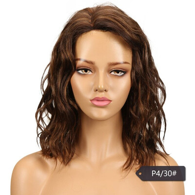 

Noble Brazilian Water Wave Human Hair Wigs For Black Women Remy Water Wave Wig Perruque Cheveux Humain Free Shipping