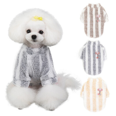 

Cute Dog Clothes Pet Autumn And Winter Velvet Warm Clothes For Small And Medium Dogs Rabbit And Cherries Design Ropa Para Perro