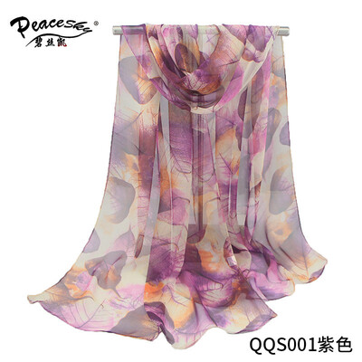 

2017 new georgette maple leaf scarf painted scarves ladies headscarves AliExpress eaby supply