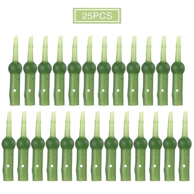 

25PCS Fishing Helicopter Rig Chod Rig Buffer Fishing Buffer Bead Sleeves Protect Fishing Line